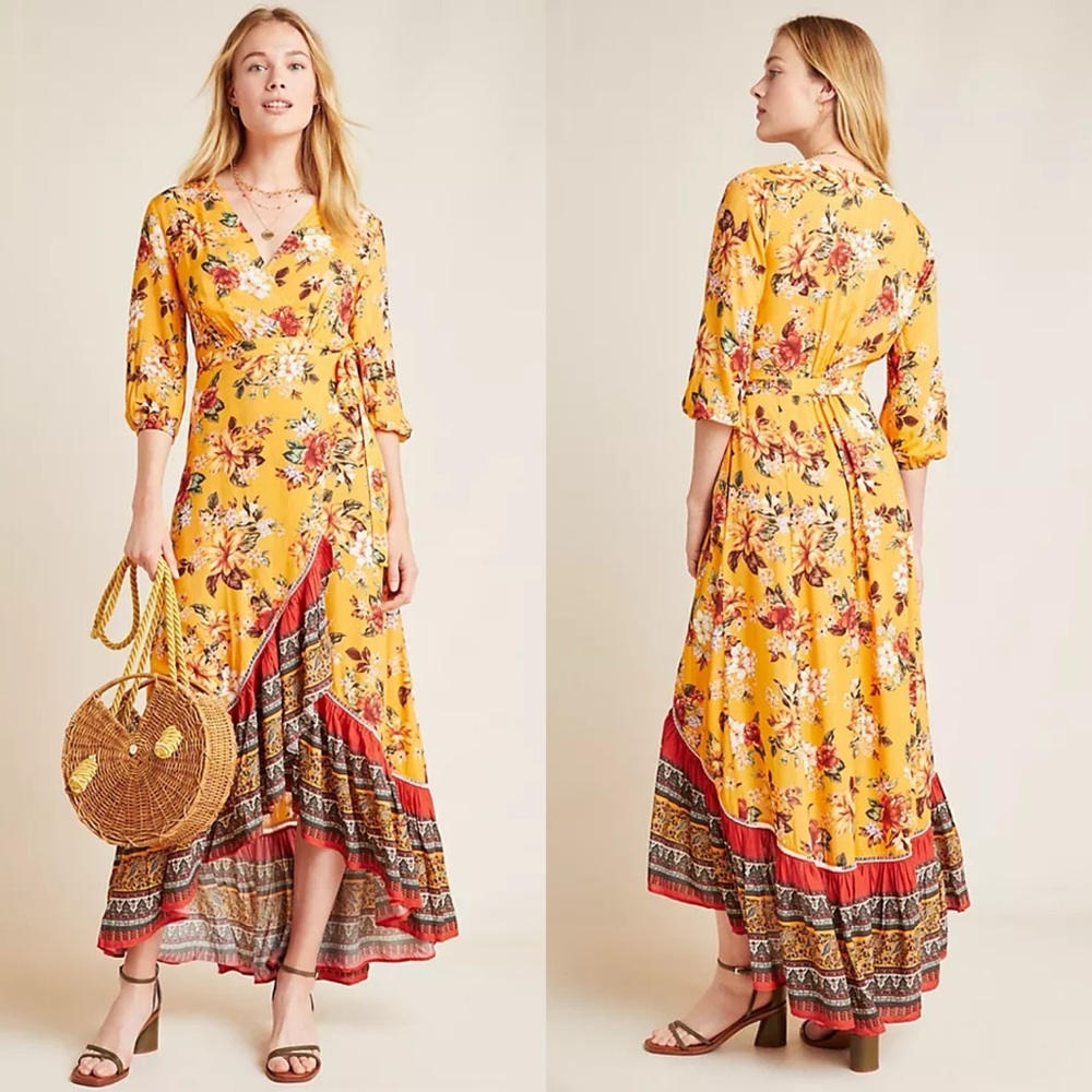 Farm Rio x Anthropologie Soigne Maxi Dress